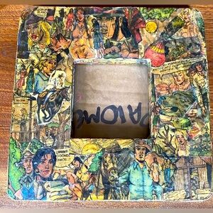 Work of Art, one-of-a-kind, Handcrafted Picture Frame, 8x8”